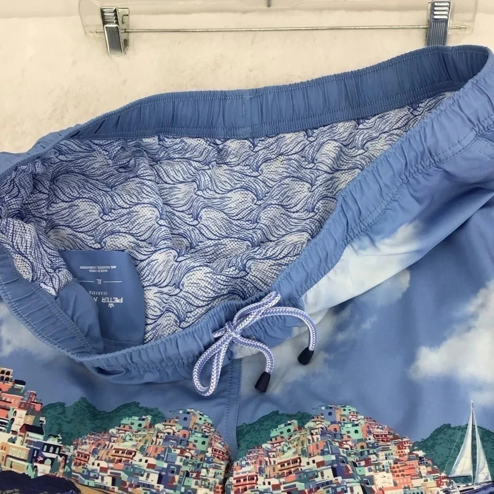 Peter Millar NWOT Men’s Rain showers Road To Riviera Beach Swim Trunks Size XL